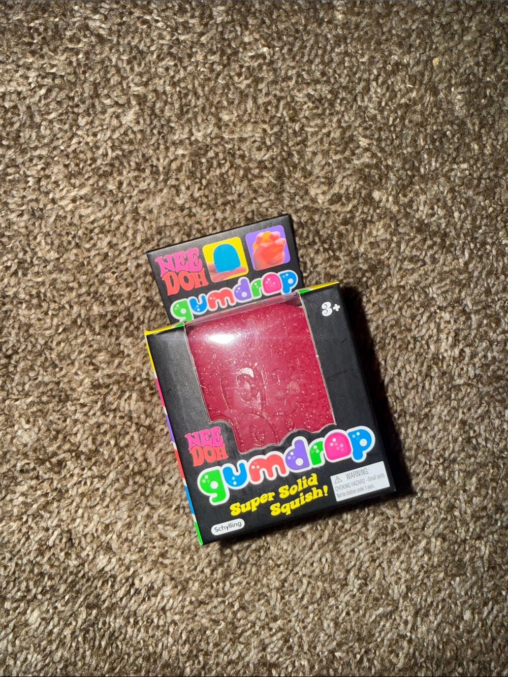 Needoh Gumdrop Super Solid Squish - Red
